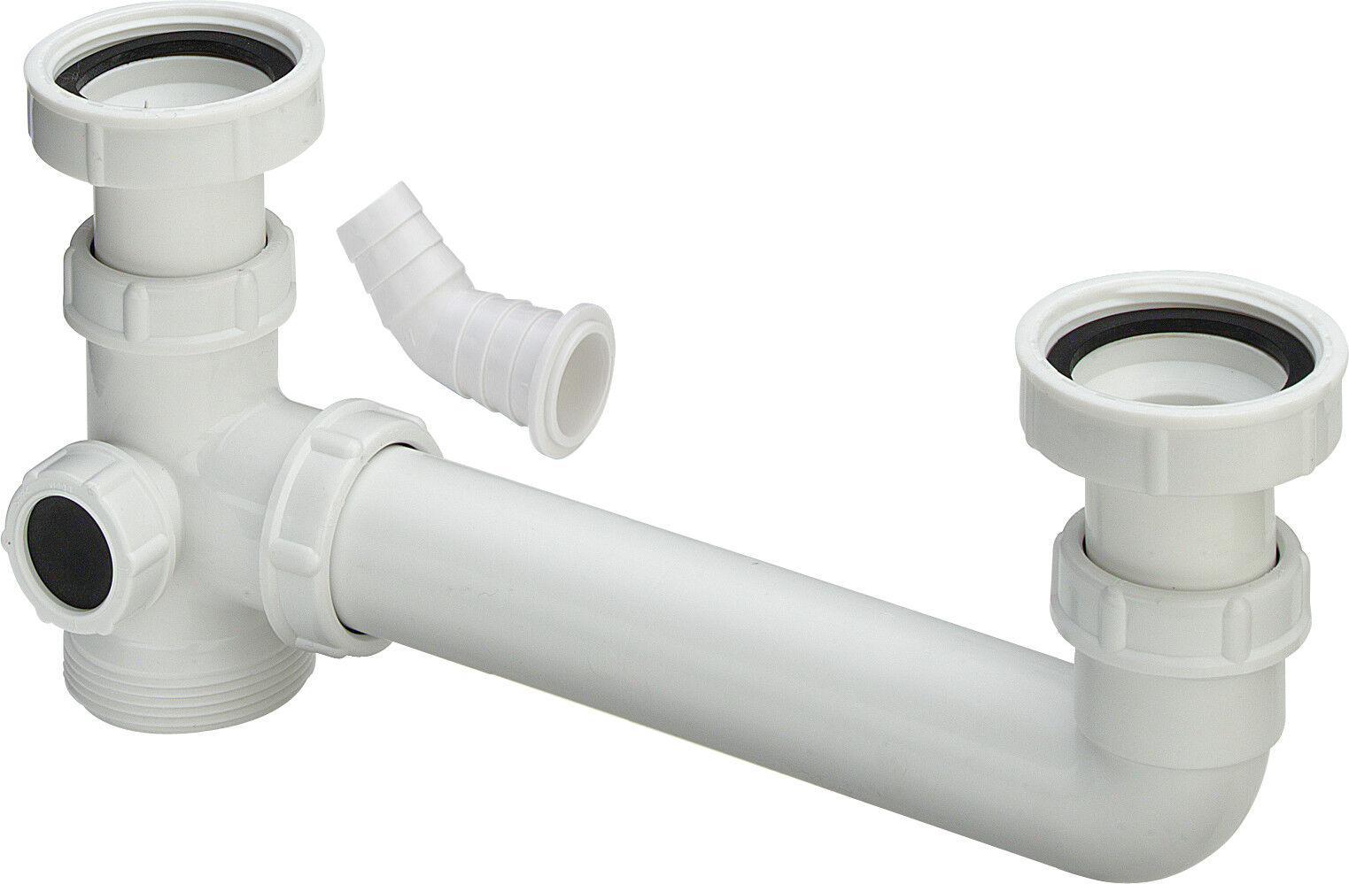Viega raccord de vidange 794. 2000 122539 en plastique G2 x G2 x 80-285 mm blanc