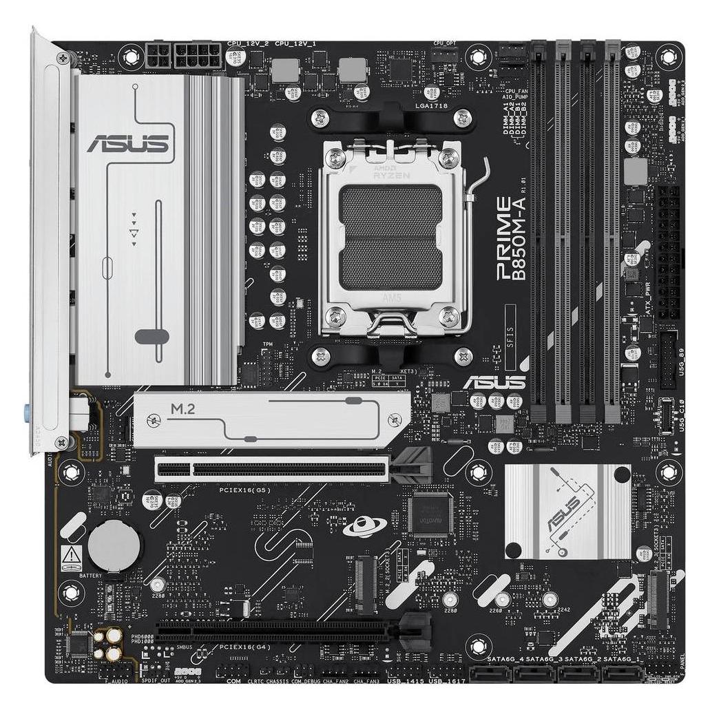 ASUS PRIME B850M-A-CSM (AM5, AMD B850, mATX) (90MB1LQ0-M0EAYC)