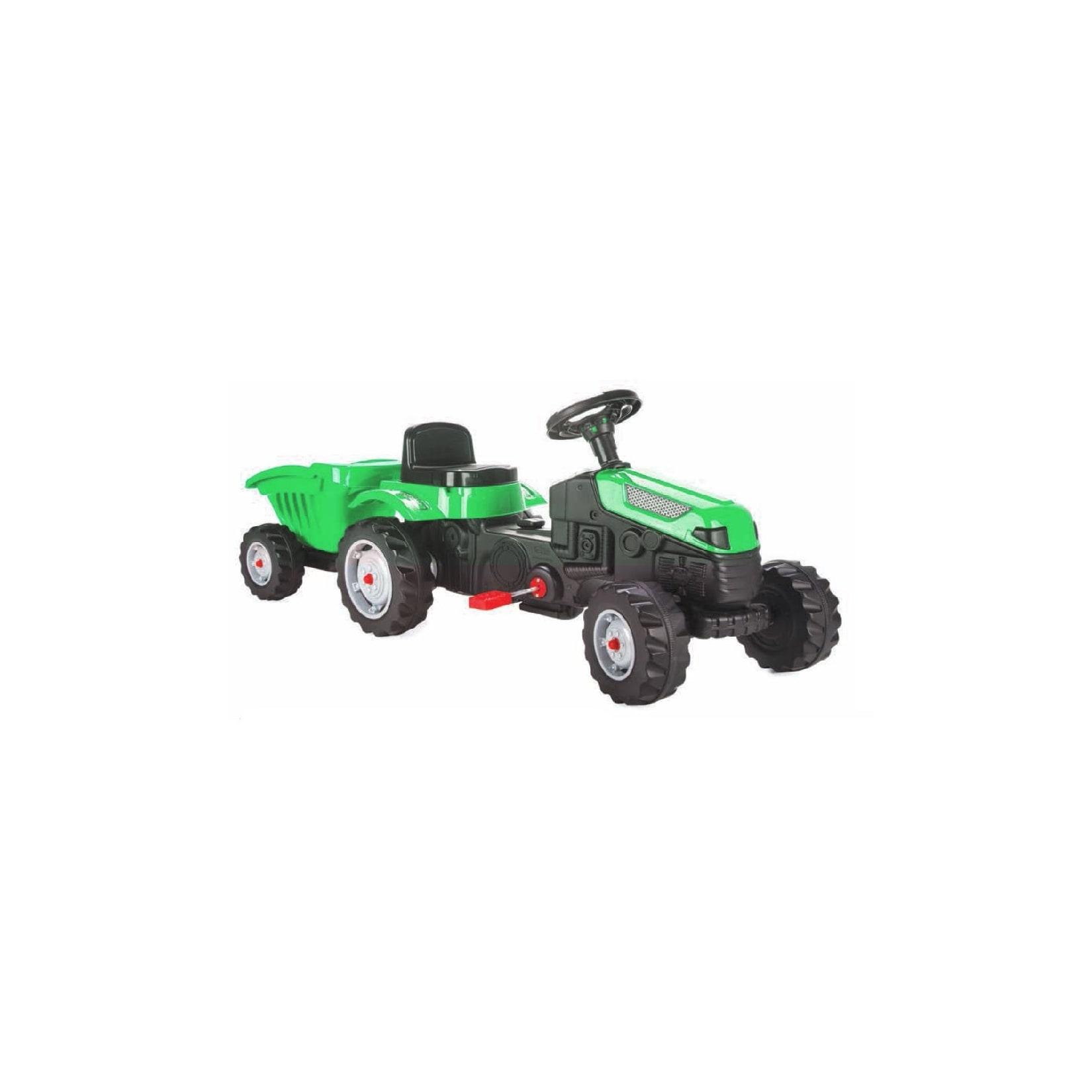 Pilsan Kindertraktor Active Pedale 07316 grün mit Anhänger ab 3 Jahren bis 50 kg