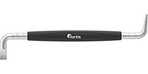 Fortis Hoekschroevendraaier Chroom-Vanadium 5,5+5,5x125mm