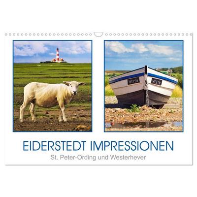 Eiderstedt Impressionen (Wandkalender 2027 DIN A3 quer), CALVENDO Monatskalender