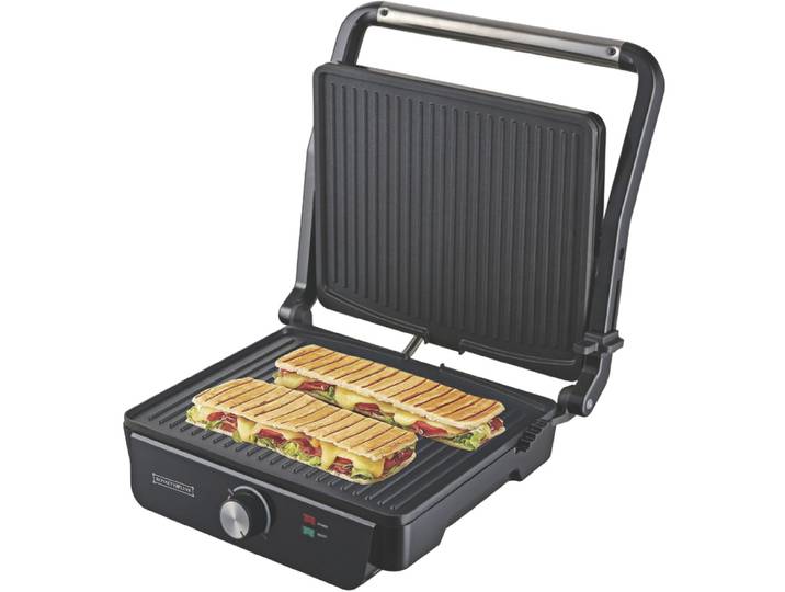 Kontaktgrill für Panini, Toasts, Steaks, Fisch und Gemüse, 2000 Watt