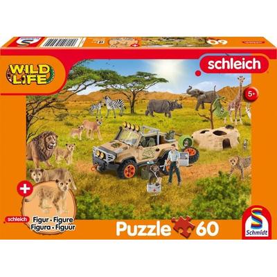 Wild Life, In der Sarvanne, 60 Teile, mit Add-on (eine Original Figur Löwenjunge)
