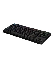 Logitech G Pro Mechanical Gaming Keyboard Tastatur backlit USB QWERTZ Deutsch Tastenschalter: GX Blue Clicky Schwarz (920-009389)