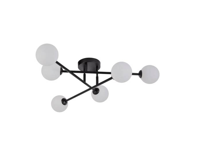 Deckenleuchte Dorado, Schwarz, Metall, 60x65 cm, RoHS, Lampen & Leuchten, Innenbeleuchtung, Deckenleuchten, Deckenleuchten