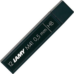 Lamy Druckbleistiftminen M41, 1202101, HB, Strichbreite 0.5mm, 12 Stück