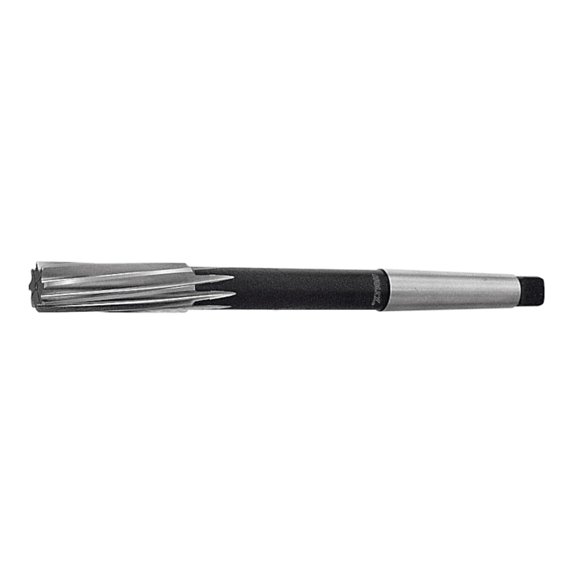HOLEX H7 Maschinen-Reibahle Ø32mm aus Schnellarbeitsstahl mit Morsekegel MK4 und gerader Nut für Reiben von Bohrungen, 164000 32)