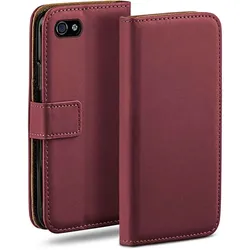 moex Book Case für iPhone 4 Klapphülle mit Kartenfach