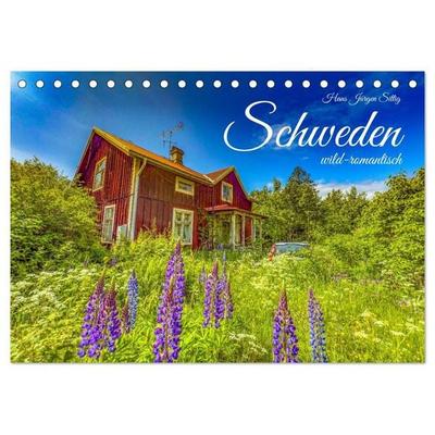 SCHWEDEN wild-romantisch (Tischkalender 2027 DIN A5 quer), CALVENDO Monatskalender