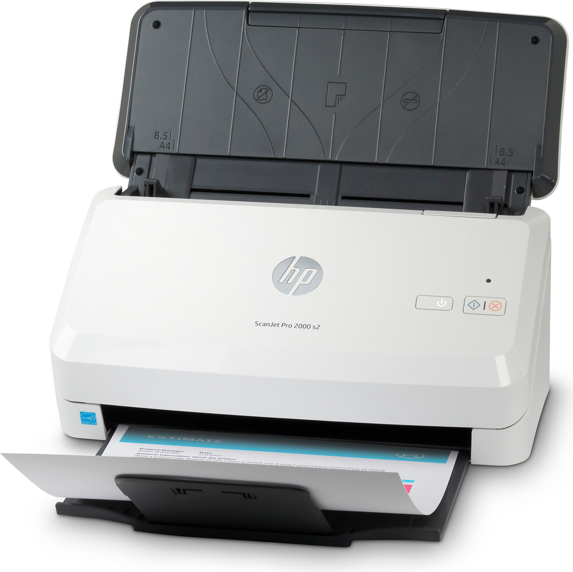 HP Scanjet Pro 2000 s2 Sheet-feed Scanner, 600 x 600 DPI, 3500 Seiten, Scanner mit Vorlageneinzug, Schwarz, Weiß, CMOS CIS, 3000 Seiten