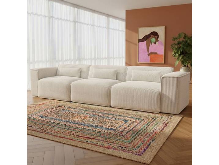 Canapé droit NUNA - Beige