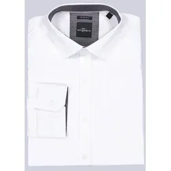 engbers Herren Hemd "My Favorite" Weiß regular uni Haifisch - XL