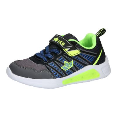 Sneaker LICO "Freizeitschuh Blinky Boy", Kinder, Gr. 35, schwarz, Synthetik, Schuhe Sneaker