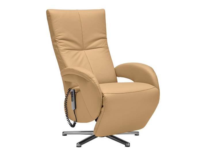 Relaxsessel Leder Taupe