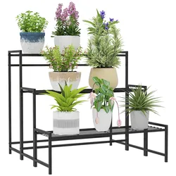 Outsunny - Pflanzenständer - 75Lx70Wx66Hcm - Schwarz