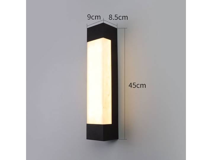 Applique murale LED moderne en acier inoxydable, imperméable, éclairage d'extérieur, pour porche, balcon, jardin, décoration de maison utilisée