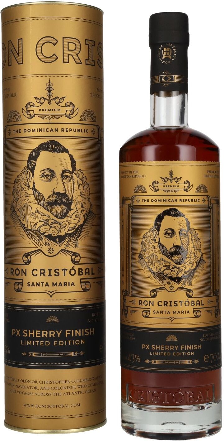 Ron Cristóbal Santa Maria PX Sherry Cask Finish 43% Vol. 0,7l in Geschenkbox