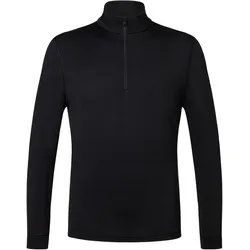 Super Natural, Herren, Funktionsshirt, Tundra 175 Quarter Zip (S), Schwarz