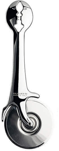 Bugatti Kiss Pizza Cutter Chrome