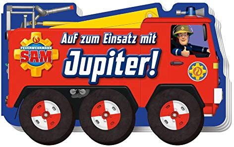 Panini - Feuerwehrmann Sam: Auf zum Einsatz mit Jupiter!: Pappbilderbuch mit beweglichen Papprädern - Preis vom 09.10.2026 07:28:09 h
