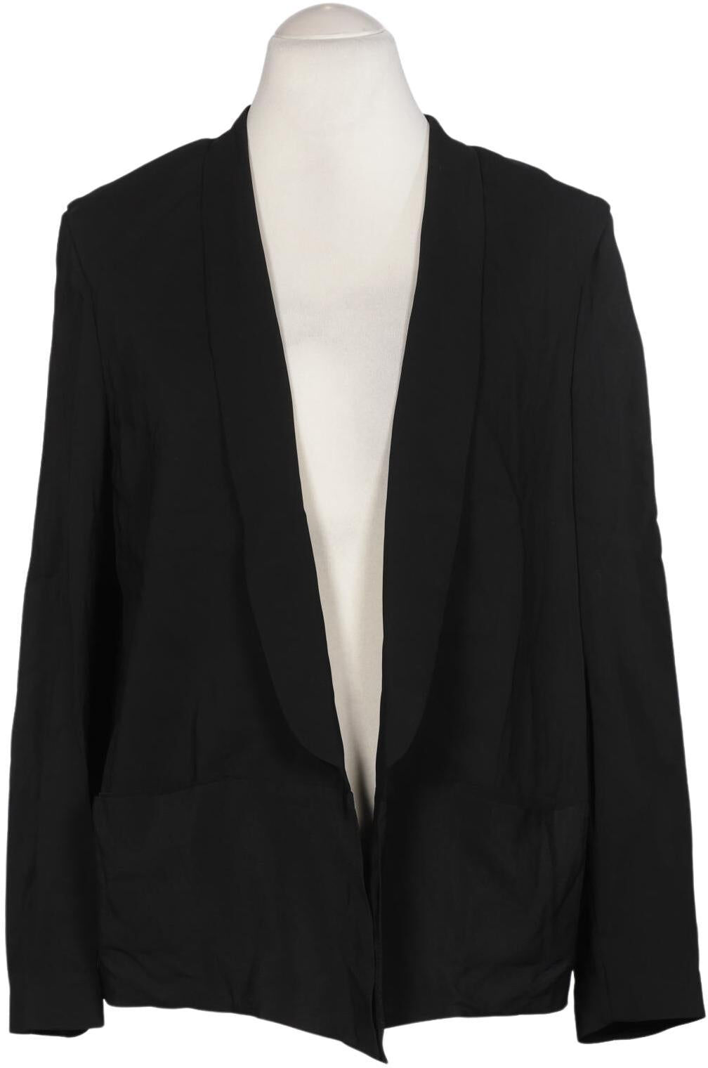 Porsche Design Damen Blazer, Schwarz, Gr. EU 42, Synthetik / Viskose / Seide - Second Hand