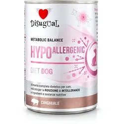 Disugual Nassfutter für Hunde Veterinärmedizinisches HYPOALLERGENIC Wild (Erwachsene) 400 g