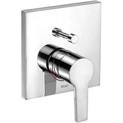 KEUCO EDITION 11 Einhebelmischer Unterputzmodell für 2 Verbraucher mit Sicherungseinrichtung, verchromt, 51172010282