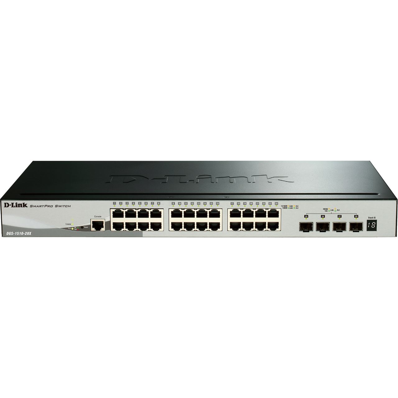 D-Link Switch 24G 4SFP+ 24x10/100/1000 4xSFP+ L3
