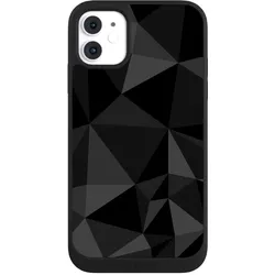 Nivocase Handyhülle für Apple iPhone 11 Hülle NIVOpure Case Schwarz Abstrakt Geometric Muster (Apple iPhone 11), Smartphone Hülle, Schwarz