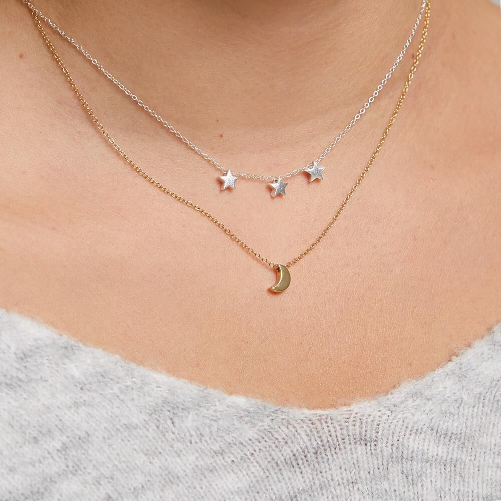 lanii Kette Sterne aus Sterlingsilber silber