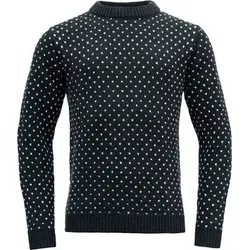 DEVOLD Herren Pullover SØRISEN SWEATER CREW NECK, Größe L in Blau Blau