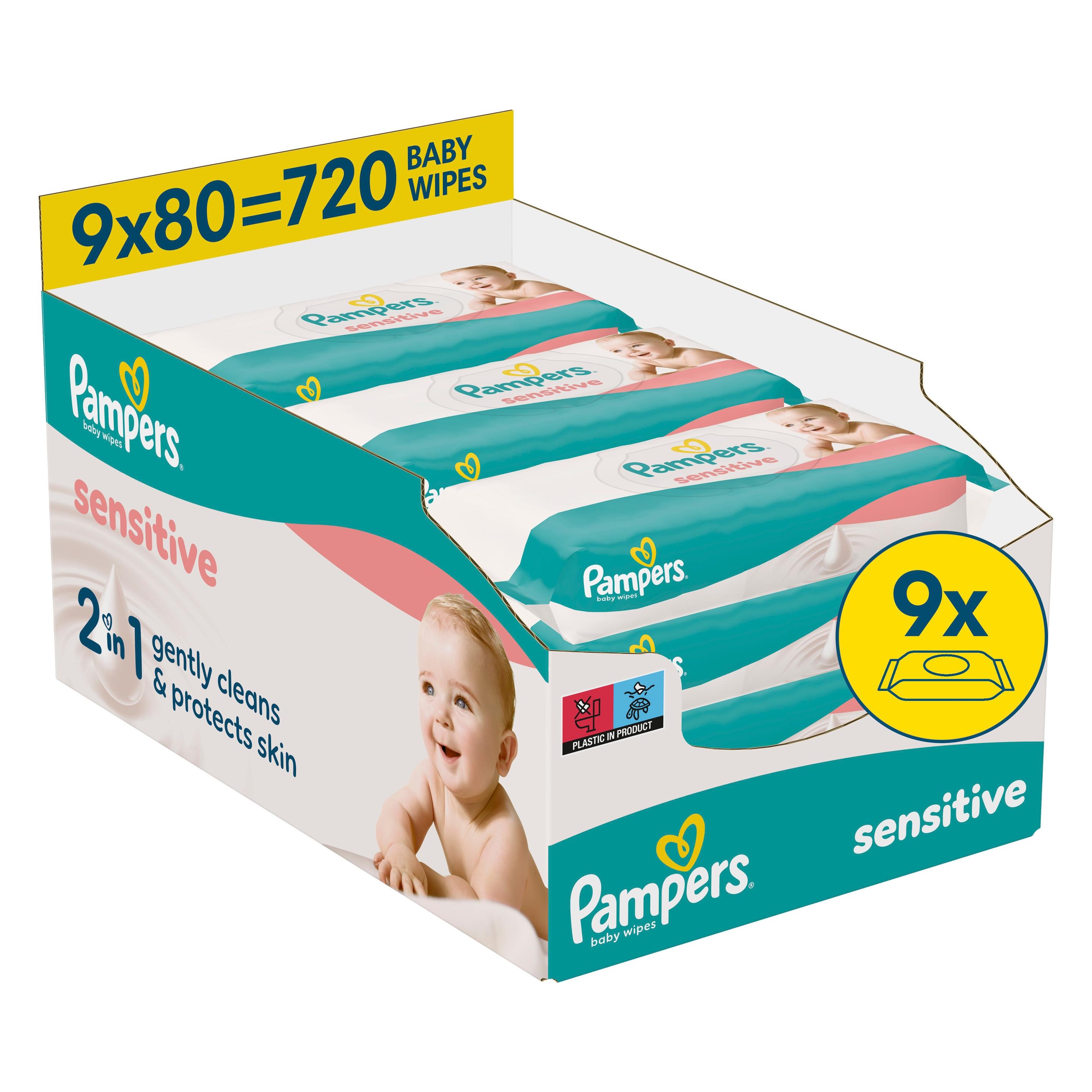 Pampers Sensitive (9 x 80 Stk.) (66528670)