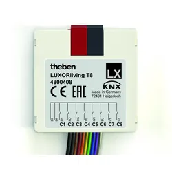 Theben 4800408 Tasterschnittstelle LUXORliving 8-fach LUXORliving T8
