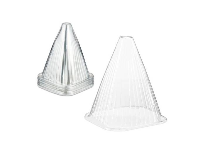 Relaxdays Transparenter Pflanzenhut im 32er Set