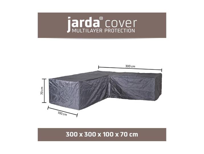 Abdeckhaube Cover Schutzhülle 300 x 300 x , grau (anthrazit), Polyester, Hüllen, Abdeckhaube