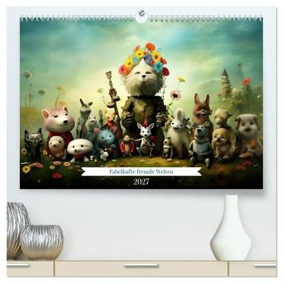 Fabelhafte fremde Welten (hochwertiger Premium Wandkalender 2027 DIN A2 quer), Kunstdruck in Hochglanz