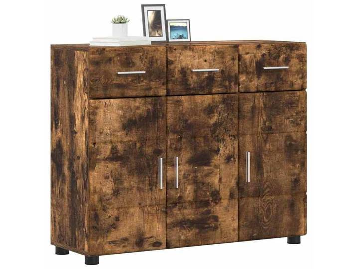 Printemps 2026 Soldes Buffet de rangement/Buffet Bahut - Buffet salle à manger Chêne fumé 88 5x30 5x73 cm Bois d'ingénierie 2_18157