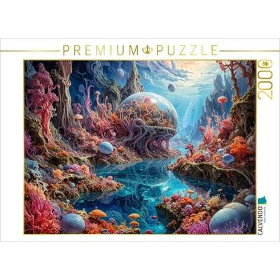 CALVENDO Puzzle Das Glashaus der Natur: Ein verborgenes Ökosystem unter der schützenden Kuppel | 2000 Teile Lege-Größe 90 × 67 cm Foto-Puzzle für