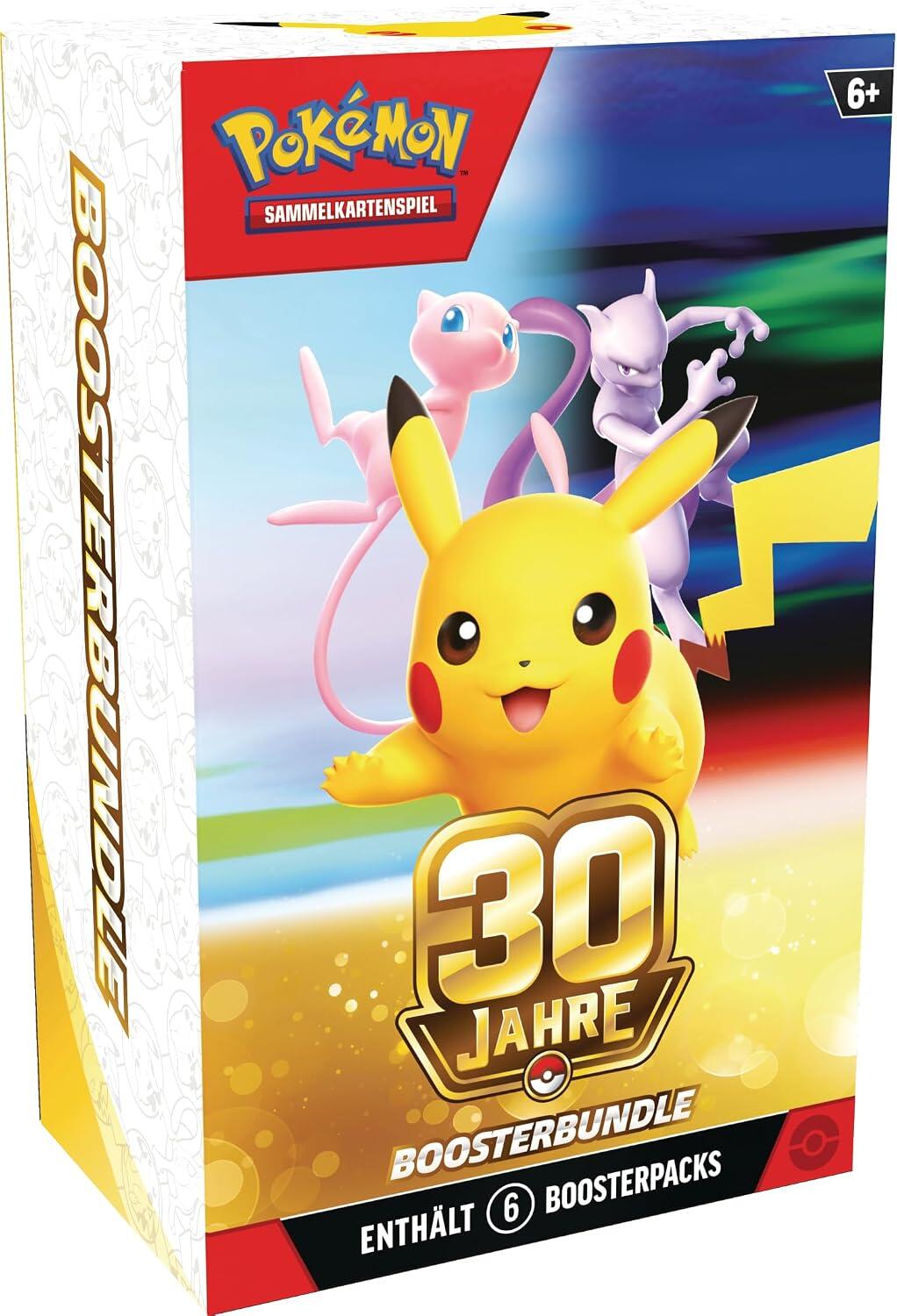AMIGO Pokemon Sammelkarten 30 Jahre Jubiläum Boosterbundle deutsch 234234234