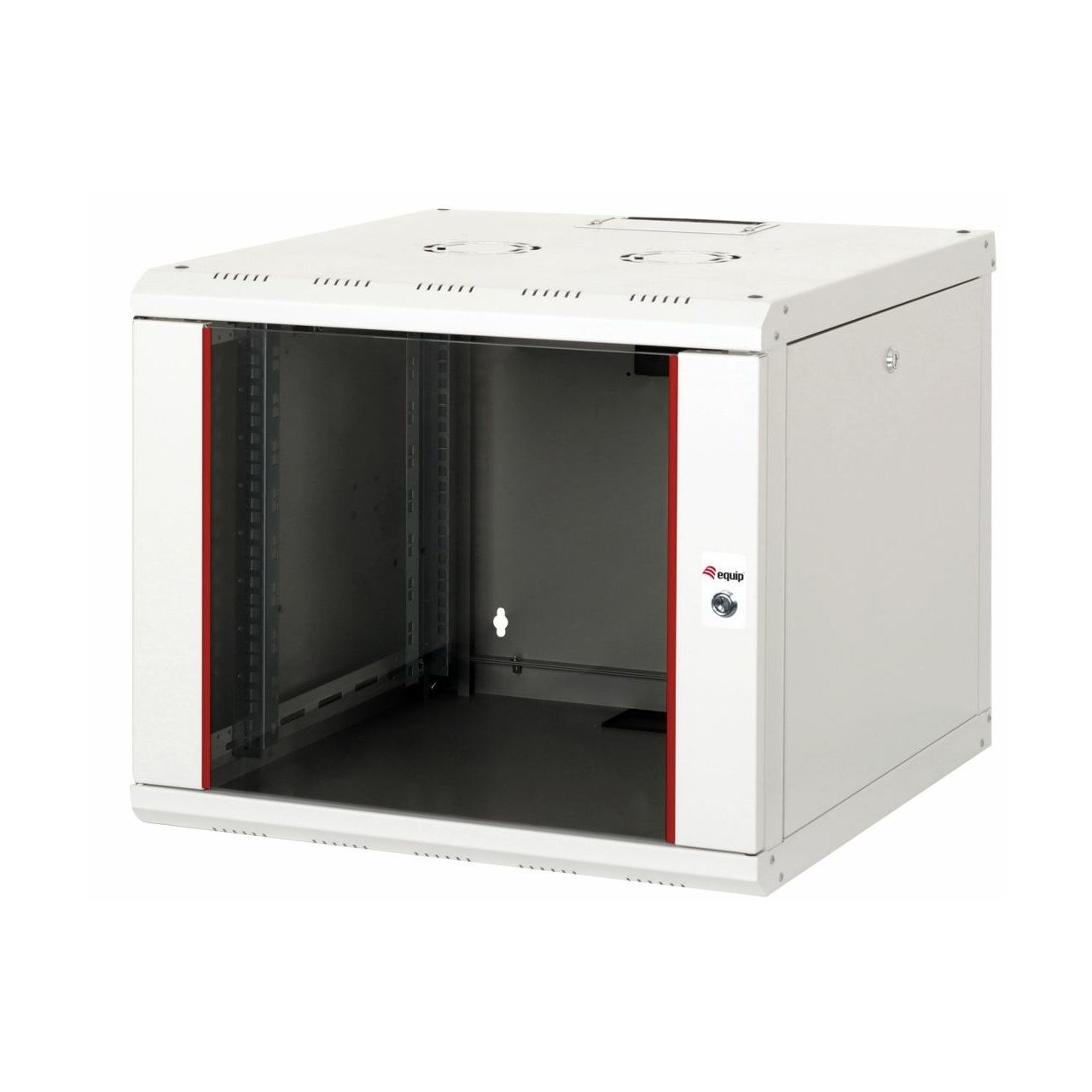 Equip Serverschrank 19" 09U 600x600mm Glastür grau