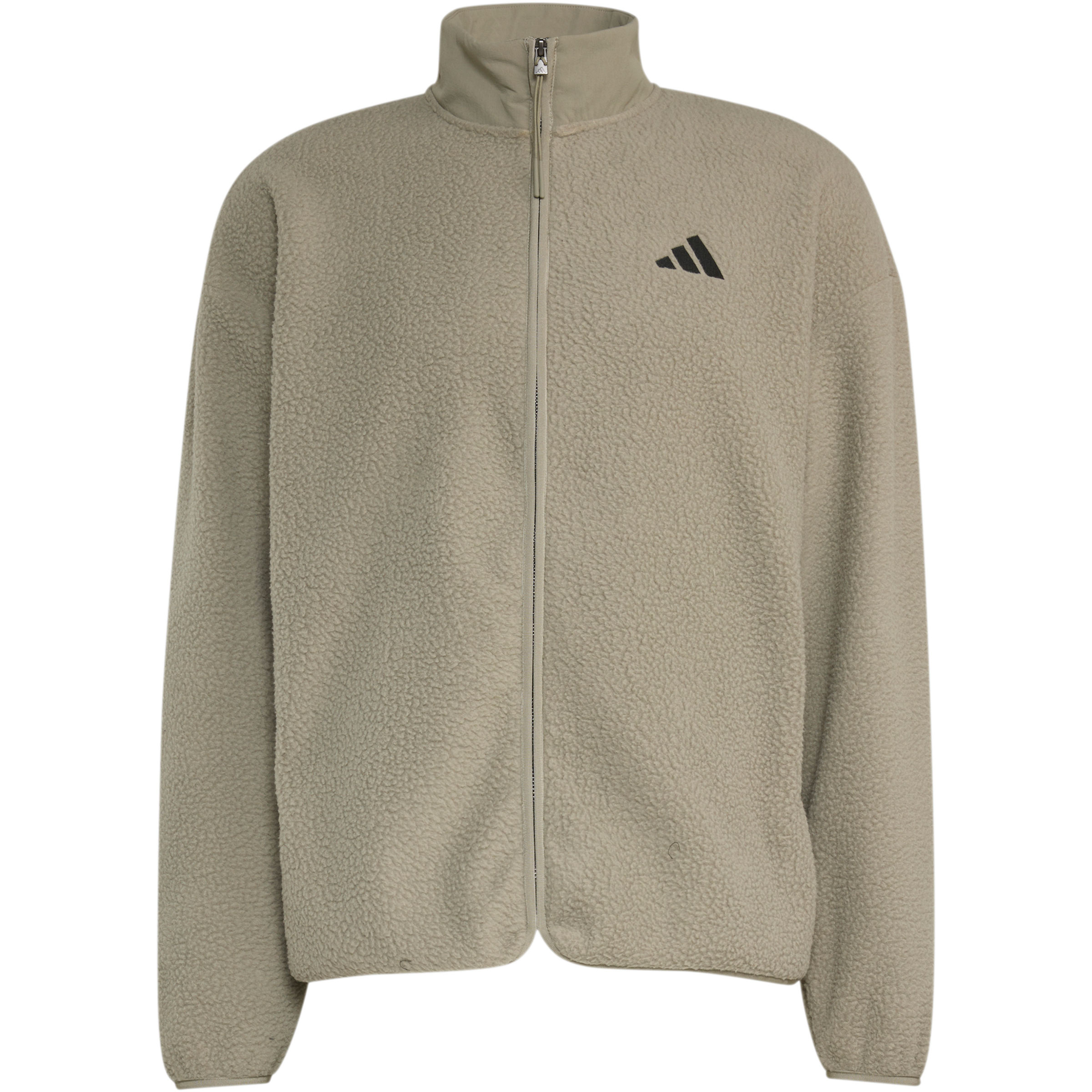 adidas City Tech High Pile Fleece Herren Fleecejacke beige Größe XL Lifestyle Schnell trocknend