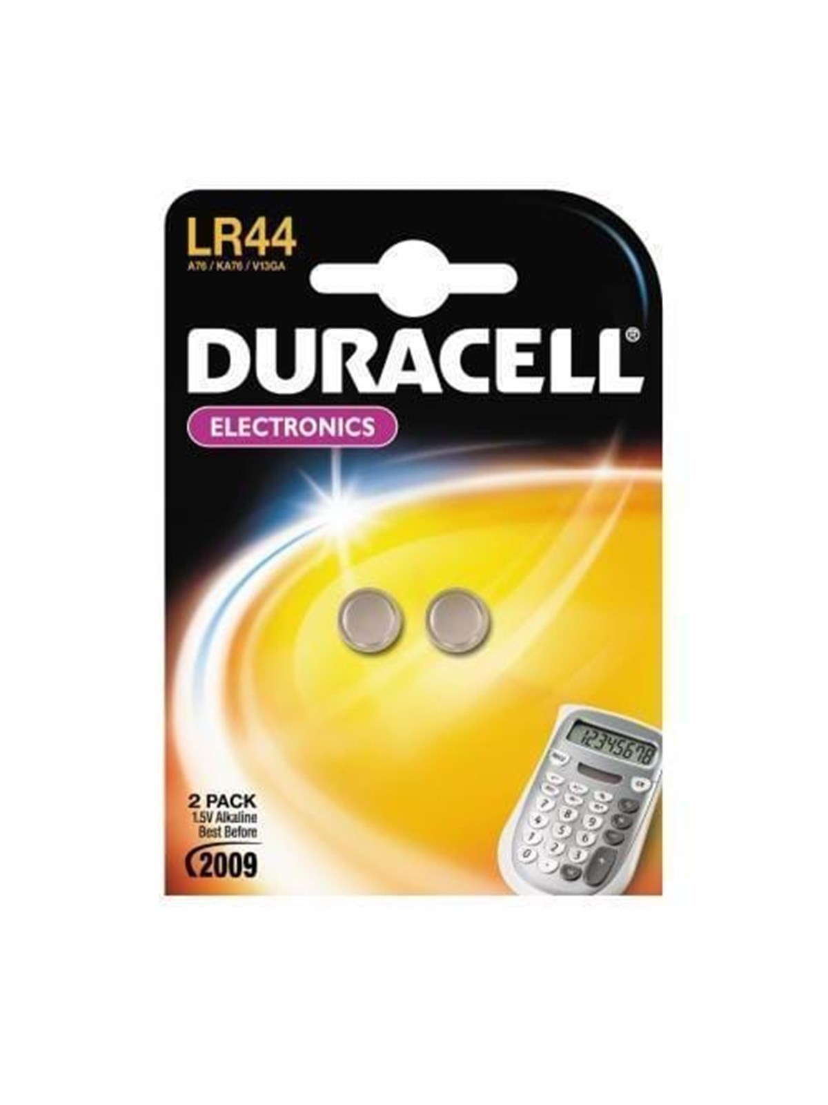 DURACELL LR44 Knopfzelle Batterie 2PK