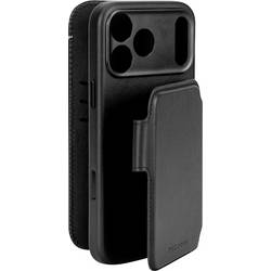 Decoded Silicone Detachable Wallet Wallet iPhone 17 Pro Schwarz D26IPO17PDW5BK