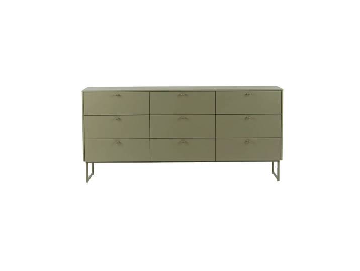 Mavis Commode Deus 9 tiroirs Gris olive