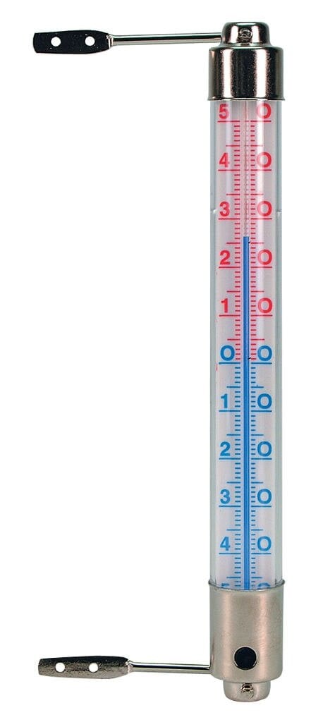 Nature thermometer met metalen frame