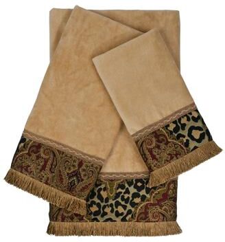 Sherry Kline Tangiers Nugget 3-piece Decorative Embellished Towel Set