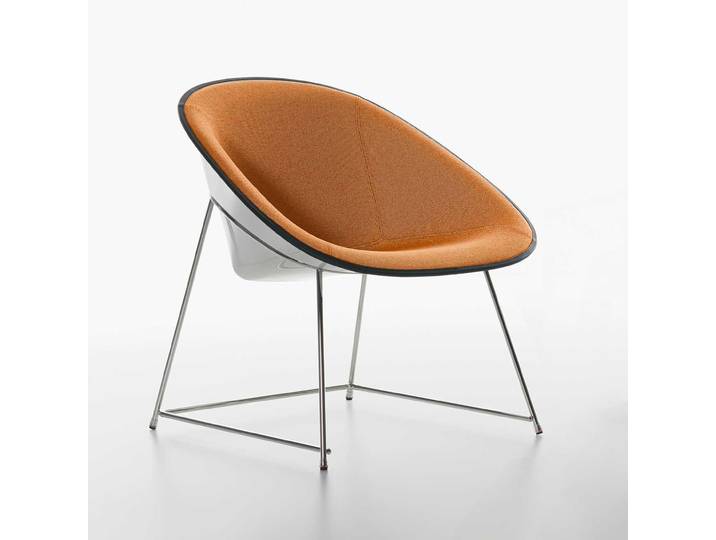 Lounge Sessel Plank Cup Orange, Neu