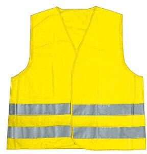 KORNTEX KFZ WARNWESTE G - Breakdown high-visibility vest, yellow, DIN EN 471/CL2