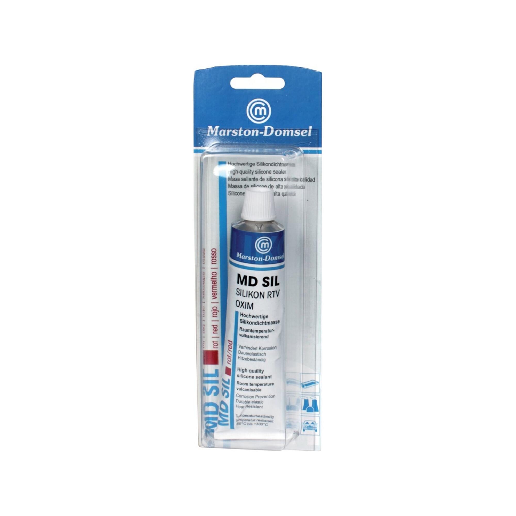 MD-Silikon rot 85g Blisterkarte ; Marston-Domsel (MSI.R.T80-BK)