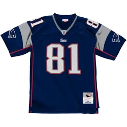 Mitchell & Ness, Herren, Sportshirt, NFL Legacy Jersey New England Patriots 2007 Randy (XL), Blau, XL